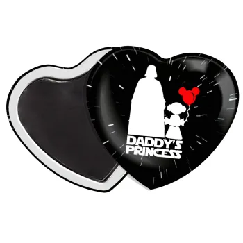 Daddy's princess, Μαγνητάκι καρδιά (57x52mm)