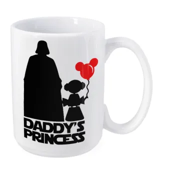 Daddy's princess, Κούπα Mega, κεραμική, 450ml