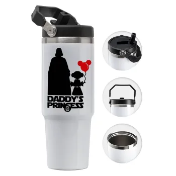 Daddy's princess, Θερμός Ανοξείδωτο 30oz με χερούλι