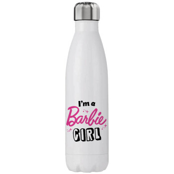 I'm Barbie girl, Stainless steel, double-walled, 750ml