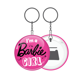 I'm Barbie girl, Μπρελόκ μεταλλικό 5cm με ανοιχτήρι