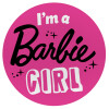 I'm Barbie girl, Mousepad Στρογγυλό 20cm