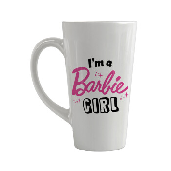 I'm Barbie girl, Κούπα κωνική Latte Μεγάλη, κεραμική, 450ml