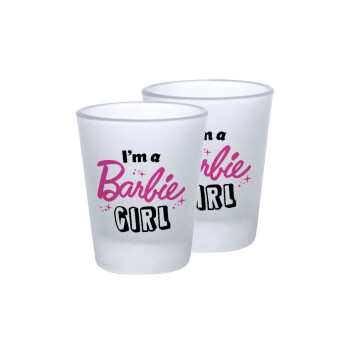 I'm Barbie girl, Σφηνοπότηρα γυάλινα 45ml του πάγου (2 τεμάχια)