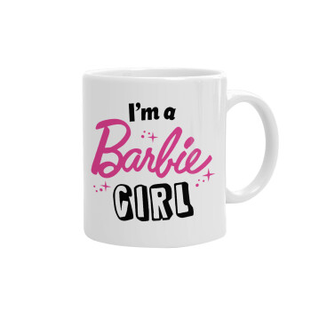 I'm Barbie girl, Ceramic coffee mug, 330ml