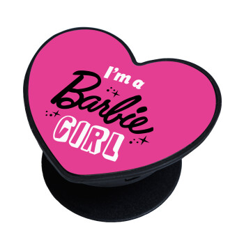 I'm Barbie girl, Phone Holders Stand  καρδιά Μαύρο Βάση Στήριξης Κινητού στο Χέρι