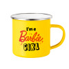 Yellow Enamel Metallic Cup 360ml