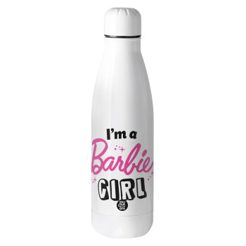 I'm Barbie girl, Μεταλλικό παγούρι Stainless steel, 700ml