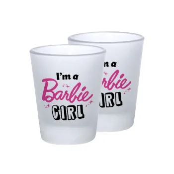I'm Barbie girl, Σφηνοπότηρα γυάλινα 45ml του πάγου (2 τεμάχια)