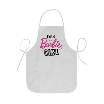 I'm Barbie girl, Ποδιά Σεφ ολόσωμη κοντή  Παιδική (44x62cm)