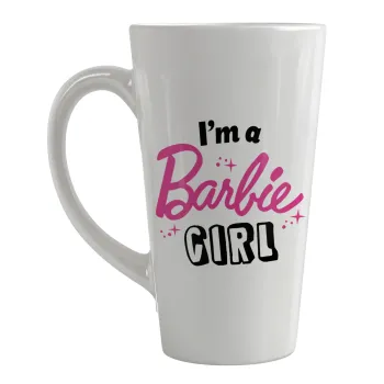 I'm Barbie girl, Κούπα κωνική Latte Μεγάλη, κεραμική, 450ml