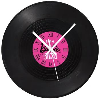 I'm Barbie girl, Ρολόι τοίχου Βινύλιο (30cm)