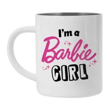 I'm Barbie girl, Mug Stainless steel double wall 300ml