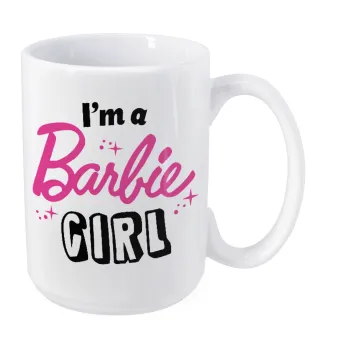 I'm Barbie girl, Κούπα Mega, κεραμική, 450ml