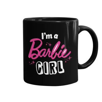 I'm Barbie girl, Mug black, ceramic, 330ml
