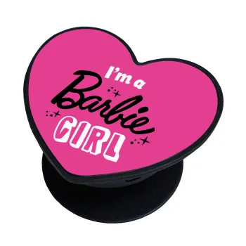I'm Barbie girl, Phone Holders Stand  καρδιά Μαύρο Βάση Στήριξης Κινητού στο Χέρι