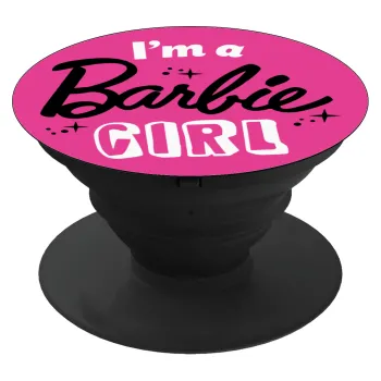 I'm Barbie girl, Phone Holders Stand  Black Hand-held Mobile Phone Holder