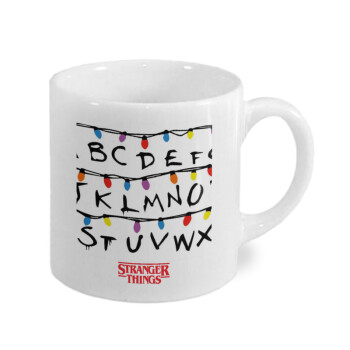 Stranger Things ABC, Κουπάκι κεραμικό, για espresso 150ml