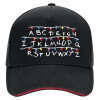 DRILL Adult Ultimate Hat BLACK/RED, (100% COTTON, ADULT, UNISEX, ONE SIZE)