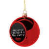 Christmas tree ball Red 8cm
