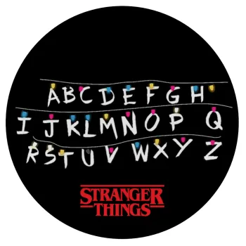 Stranger Things ABC, Mousepad Round 20cm