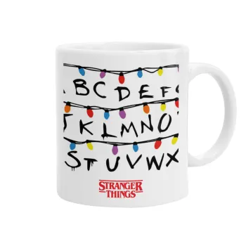 Stranger Things ABC, Κούπα, κεραμική, 330ml