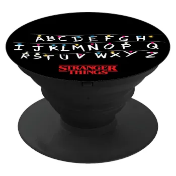 Stranger Things ABC, Phone Holders Stand  Μαύρο Βάση Στήριξης Κινητού στο Χέρι