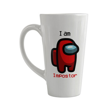Among US i am impostor, Κούπα κωνική Latte Μεγάλη, κεραμική, 450ml
