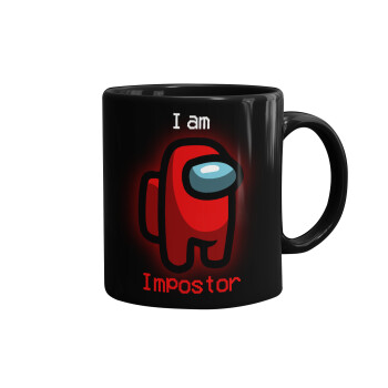 Among US i am impostor, Mug black, ceramic, 330ml
