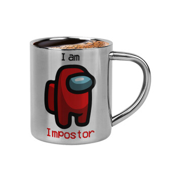 Among US i am impostor, Double-wall metal cup for espresso (220ml)