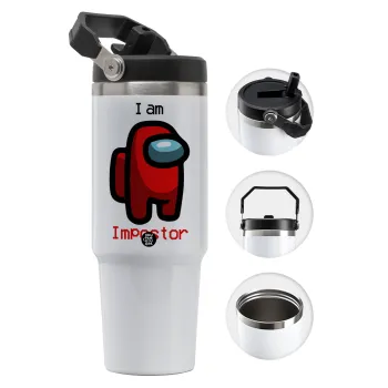 Among US i am impostor, Θερμός Ανοξείδωτο 30oz με χερούλι