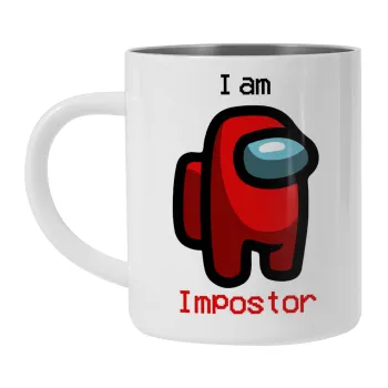 Among US i am impostor, Κούπα Ανοξείδωτη διπλού τοιχώματος 300ml