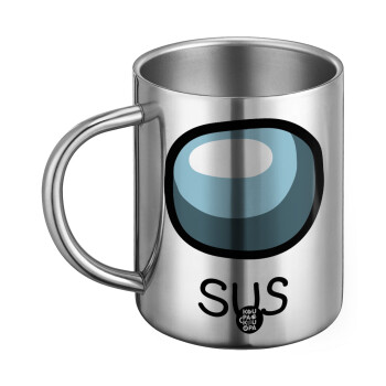 Among US SUS!!!, Ανοξείδωτη Μεταλλική Κούπα 450ml - Διπλού Τοιχώματος