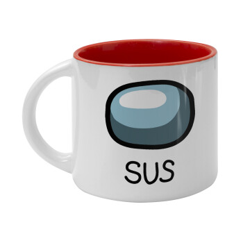 Among US SUS!!!, Κούπα κεραμική 400ml Λευκή/Κόκκινη
