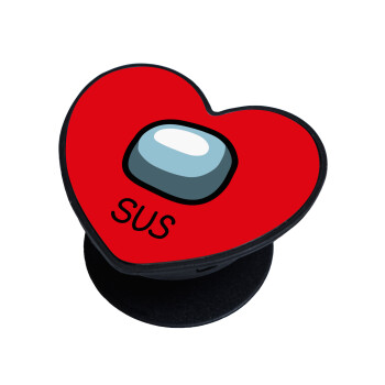 Among US SUS!!!, Phone Holders Stand  καρδιά Μαύρο Βάση Στήριξης Κινητού στο Χέρι