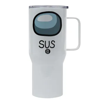 Among US SUS!!!, Tumbler με καπάκι, διπλού τοιχώματος (θερμό) 750L
