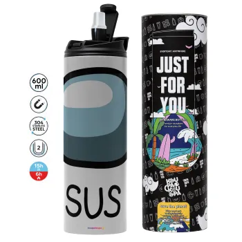 Among US SUS!!!, Tumbler stainless steel GREY 600ml