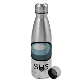 Among US SUS!!!, Metallic water bottle, stainless steel, 750ml