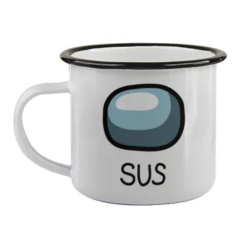 Among US SUS!!!, Κούπα εμαγιέ με μαύρο χείλος 360ml