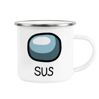 Among US SUS!!!, Κούπα Μεταλλική εμαγιέ λευκη 360ml