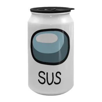Among US SUS!!!, Κούπα ταξιδιού μεταλλική με καπάκι (tin-can) 500ml