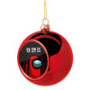 Among US, you seem sus, Χριστουγεννιάτικη μπάλα δένδρου Κόκκινη 8cm