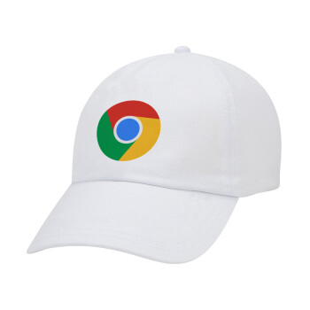 Chrome, Καπέλο Baseball Λευκό (5-φύλλο, unisex)