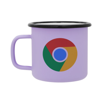 Chrome, Κούπα Μεταλλική εμαγιέ ΜΑΤ Light Pastel Purple 360ml