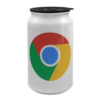 Chrome, Κούπα ταξιδιού μεταλλική με καπάκι (tin-can) 500ml