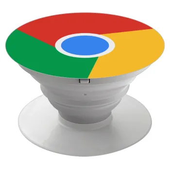 Chrome, Phone Holders Stand  Λευκό Βάση Στήριξης Κινητού στο Χέρι