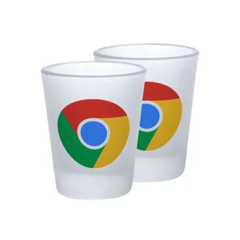 Chrome, Σφηνοπότηρα γυάλινα 45ml του πάγου (2 τεμάχια)