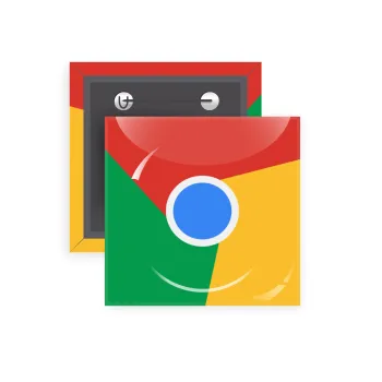 Chrome, Κονκάρδα παραμάνα τετράγωνη 5x5cm