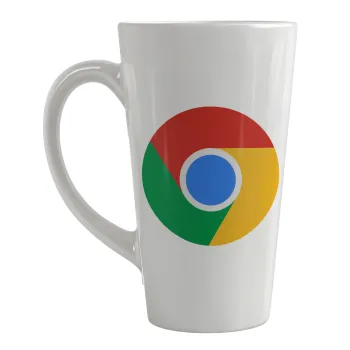 Chrome, Κούπα κωνική Latte Μεγάλη, κεραμική, 450ml