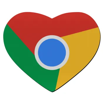 Chrome, Mousepad καρδιά 23x20cm
